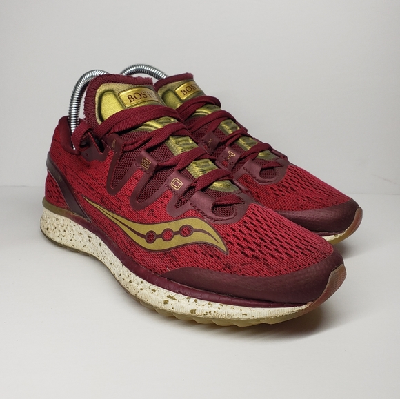 Saucony Shoes - Saucony Freedom Iso Boston Red Gold